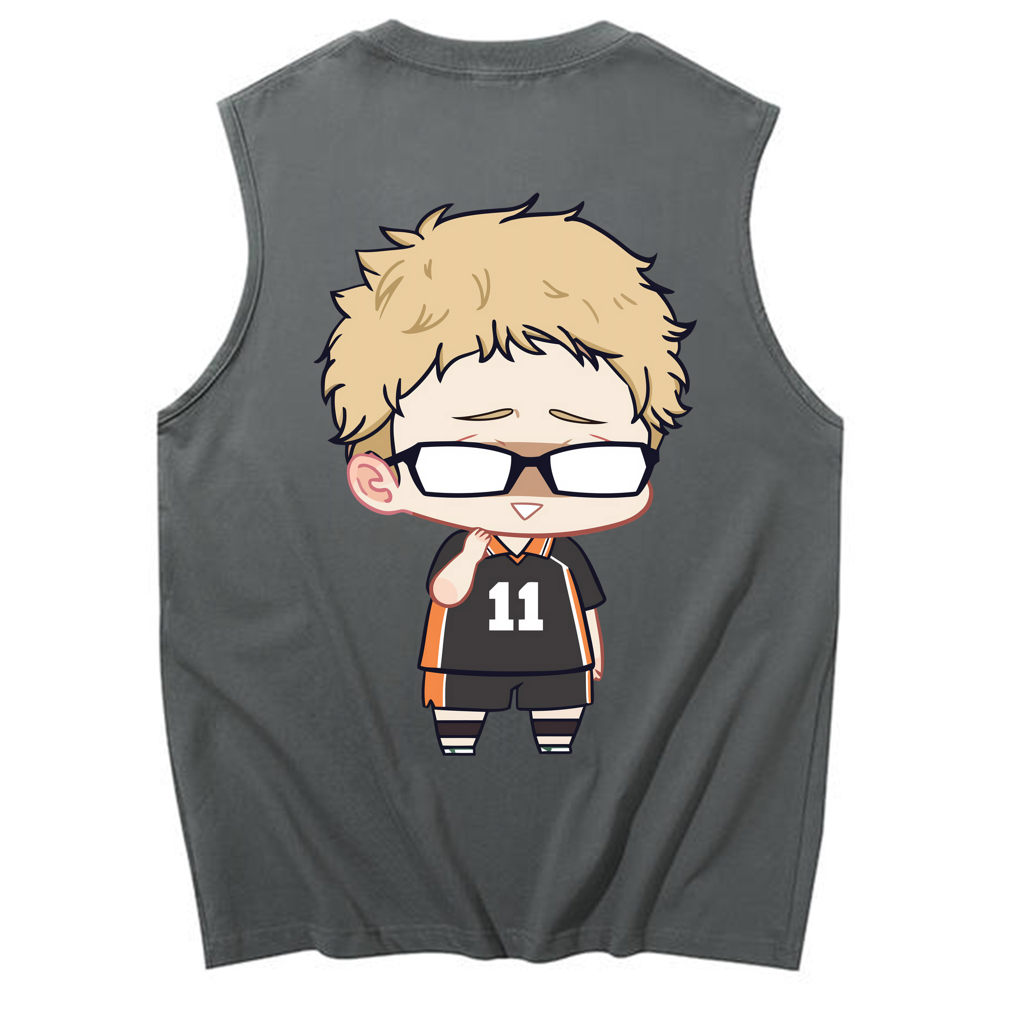 （画像用） ハイキュー!! Haikyu!! コットン100％タンクトップ（背面プリント）
